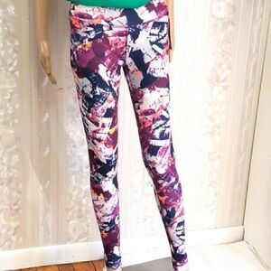 Colorful Abstract Print Leggings